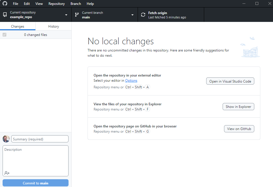 GitHub Desktop and Demo | Research Data Foundations Camp
